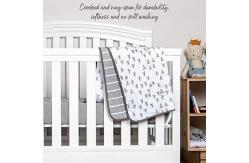 China 100% Cotton Nursery Throw Blanket Comfortable Multifunctional Blanket With Reversible Design supplier