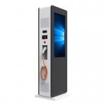 Vehicle 240V LCD Advertising Digital Signage Poster Floor Mounted With Plug for sale