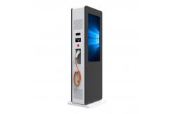 China Vehicle 240V LCD Advertising Digital Signage Poster Floor Mounted With Plug supplier