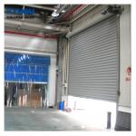 12m Remote Control Steel Roller Shutter Door 1.2mm Slat 	11 Level Wind Resistant for sale