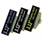 3.12 Inch 256x64 Graphic OLED Display Module With SSD1322 Driver IC - Yellow, White, Or Blue Font Options for sale