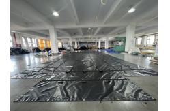 China 58 60 Heavy Duty Lumber Tarp 18oz Black PVC Tarpaulin Truck Cover supplier