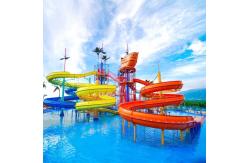 China Exciting Outdoor Water Play Areas With Water Slides Cannons OEM Service supplier