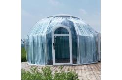 China Recyclable Hotel Bubble Tents Transparent 3m Bubble Tent With LED Light supplier