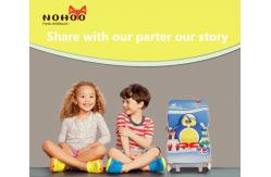 China Water Resistance Children'S Luggage On Wheels Hard Shell Penguin Pattern supplier