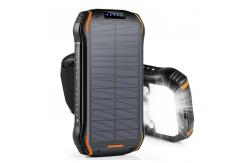China 26800mAh Portable Solar Powerbank With Wireless Function IPX7 Waterproof supplier