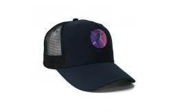China Pyrograph Design Flip Up Brim Trucker Hat , Urban Trucker Snapback Cap 5 Panel supplier