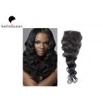 Full Head Virgin Lace Closure , Unprocessed 100% Remy Human Hair Lace Closure for sale