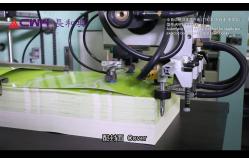 China Fast Speed Exercise Book Ruling Machine For Notebook Manufacturing Machine supplier