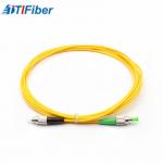 PVC Jacket Fibre Optic Patch Leads Duplex 9/125um MM FC - FC APC 10N Tensile Strength for sale