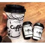 630cc 22Oz Ddouble Layer Paper Cup PE Coated Disposable Coffee Cups TUV for sale