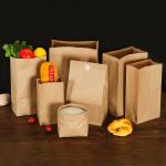 Offset Printing Laminated Stand Up Kraft Snack Sacks for sale