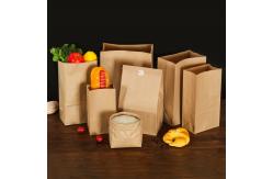 China Offset Printing Laminated Stand Up Kraft Snack Sacks supplier