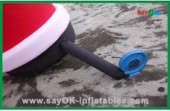 China Custom Red Inflatable Christmas Santa Claus With Bread Inflatable Cartoon Character supplier