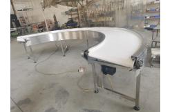 China                  Washable Food Grade Plastic Belt Conveyor to Equip with Automatic Packaging Machine              supplier