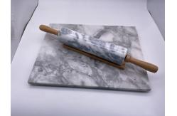 China Cutomized Logo Granite Stone Rolling Pin Polished Smooth supplier