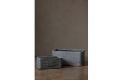 China HAIHONG Gray Rectangular Outdoor Planters Artificial Plant Accessories supplier