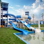 Family Aquatic Playground Spiral Water Slide Playing Ground Water House for sale
