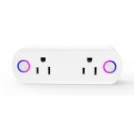 Smart Wifi Mobile Phone Timing Socket Remote Control Home One For Two Double Plug for sale