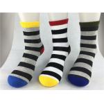 Odor Resistent Red Recycled Cotton Socks With Breathable Absorbent Material for sale