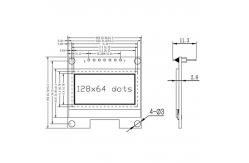 China 0.96 Serial 128X64 OLED LCD LED Display Module For Arduino supplier