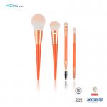 Protable Dual Ended Makeup Brush Set Soft Bristles 4pcs Makeup Brush for sale