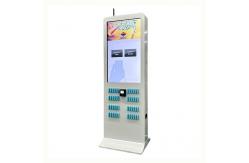 China Rental Stackable Shared Power Bank Station With Wifi Mobile App And Advertising Screen supplier