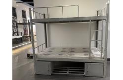 China Metal Frame Double Bed With Cabinet And Mattress cheap price good quality supplier