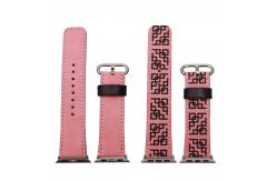 China Diy Custom Printing PU Leather Apple Watch Band Sublimation Blanks supplier