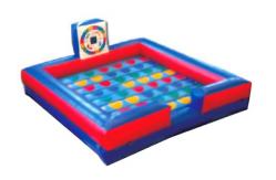 China Funny , UV Resistant Inflatable Amusement Park With Twister Games supplier