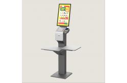 China Payment Restaurant Self Service Ordering Kiosk Sensitive QR Code Scanner Terminal Printer supplier