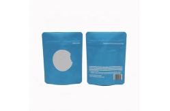 China Zipper Lock Aluminum Foil Mylar Bag Resealable 3.5g Mariguana Packaging Child Proof supplier