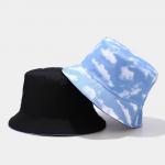 Oem 100% Cotton Summer Beach Reversible Bucket Hat Cap High Quality Custom Double Sided Fisherman Hats for sale