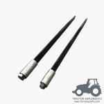HSN-Hay Spear With Nut And Sleeve; Bale Spear Tine For Skid Steer Loaders for sale