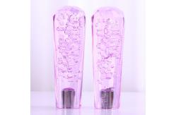 China Craft Resin Shift Knob Purple Blue Crystal Shift Knob 248g supplier