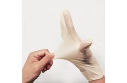 China White Disposable Latex Gloves Lightly Powdered Rubber Cleaning Gloves 100 Pcs/Box supplier