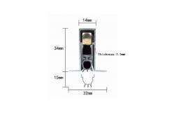China Dust Prevention Automatic Door Bottom Seals Concealed / Non Visible With Side Edge supplier