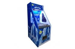 China Indoor Amusement Park Drag Quarter Coin Pusher Arcade Game Blue Custom Built supplier