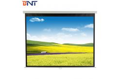 China Ceiling / Wall Mounted Motorized Projector Screen 136 Inch With Remote Control supplier