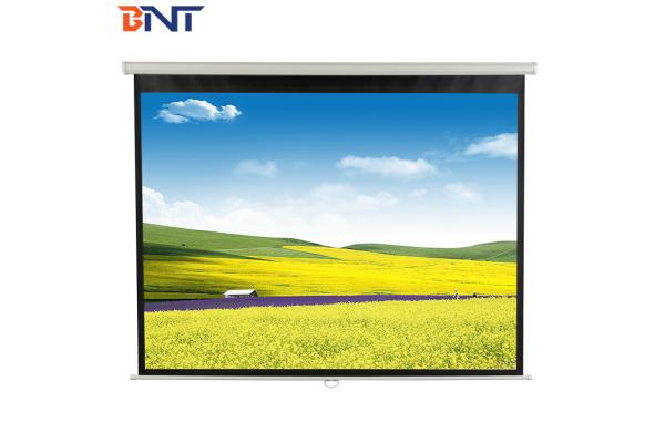 Ceiling / Wall Mounted Motorized Projector Screen 136 Inch With Remote Control