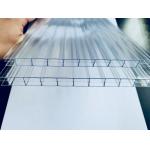 Triple Wall PC Hollow Sheet 3mm-20mm Covestro Marlon With PE Protection for sale