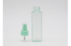 China 24mm Flat Shoulder Empty Refillable Perfume Bottles With Green Frosting Powder supplier