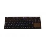 Washable Silicone Keyboard Industrial With Numeric Keypad Backlight