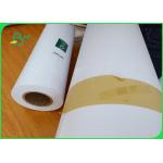 Width 160cm Smothness 45gr Greyish White Plotter Paper For Clothes