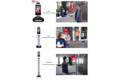 China Android OS AI Facial Recognition And Temperature Scanner 8 Inch supplier