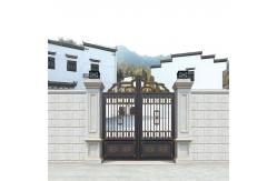 China Compound Wall Aluminium Fence Gate Security Electric Lightweight OEM supplier