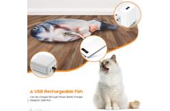 China Interactive Flopping Fish Cat Toy With Catnip Bag Flapping Fish For Cats supplier