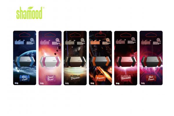 Healthy Plastic Refresh Car Air Freshener / Car Perfume With Clip Inside
