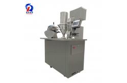 China Semi Automatic Capsule Filling Machine With Capsule Sowing Protection Device supplier