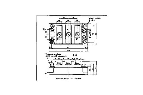 IGBT Power Module 2DI200MC-050 POWER TRANSISTOR MODULE  FUJITSU IGBT Power Module